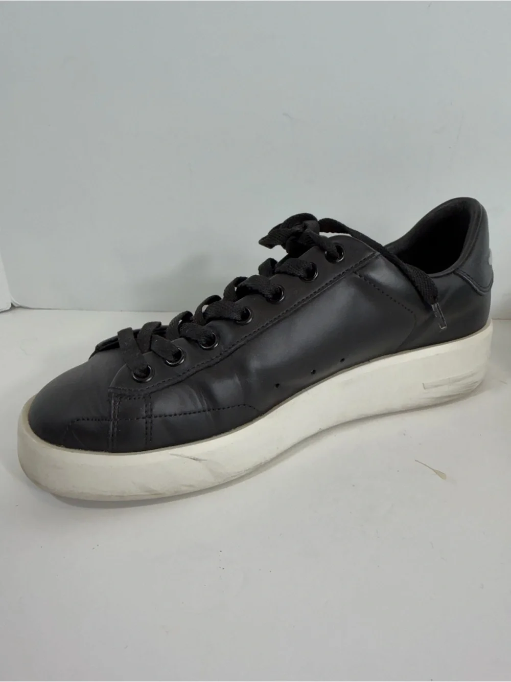Golden Goose Pure Star Black Leather Low Top Sneakers Women’s EU 37 US 7